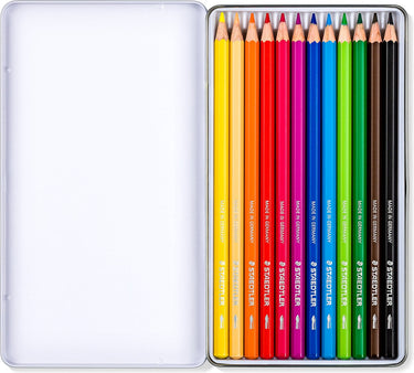 Staedtler design journey kleurpotloden - metalen etui 12 st