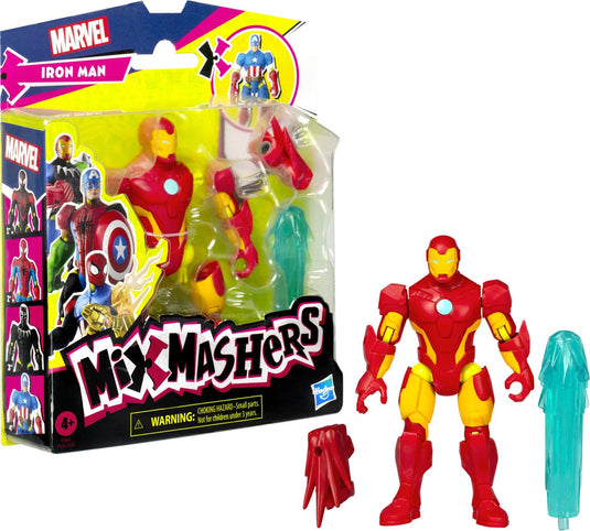 Hasbro avengers speelgoedfiguur iron man mixmashers 12 cm superheld.
