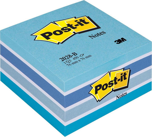 Post-it notes 76x76 blauw 450v