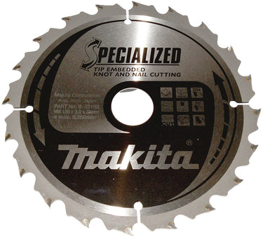 Makita specialized zaagblad 185x30x20z - b-33102