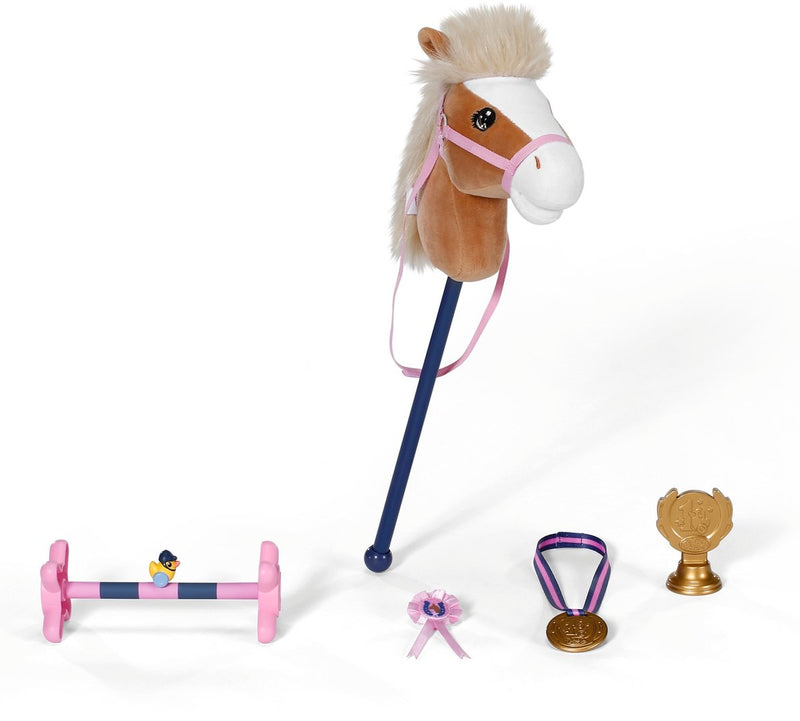 Afbeelding laden in galerijviewer, Baby born hobbyhorseset - 43cm
