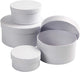 Creativ company https: www.cchobby.nl ronde-dozen-afm-8x4-10x5-12x6-14x7-cm-wit-4-stuk-1-set