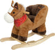 Small foot - houten schommelpaard bruin met zitje en geluid