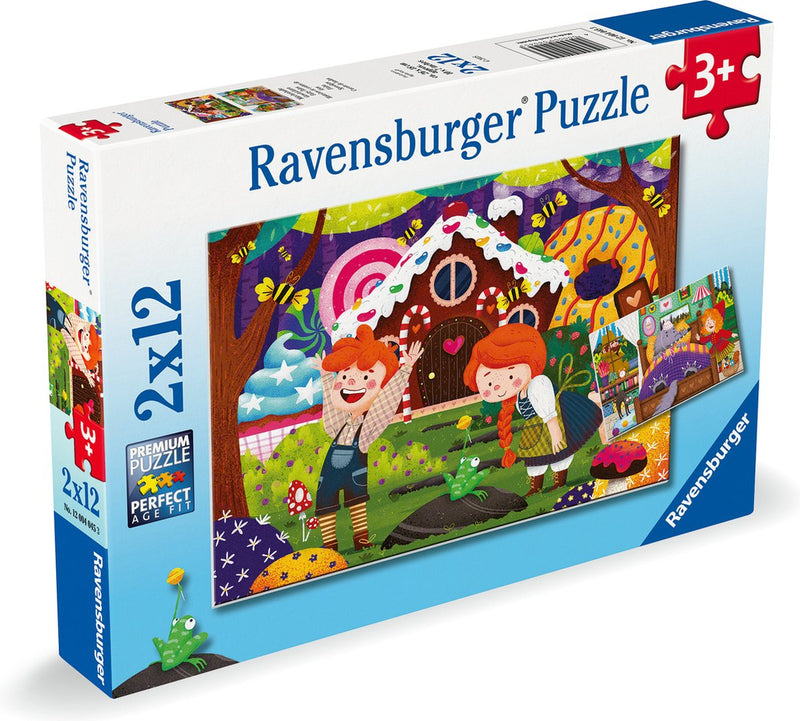 Chargez l'image dans la visionneuse de la galerie, Ravensburger puzzel - sprookjes 2x12 stukjes
