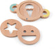 Bs toys – zandvormenset – houten speelset voor buiten – vanaf 18 maanden