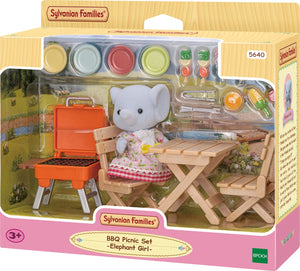 Sylvanian families 5640 bbq picknickset -olifant meisje