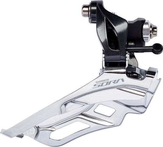 Voorderailleur 3 x 9-speed Shimano Sora FD-R3030 aanlas down-pull 63-66°
