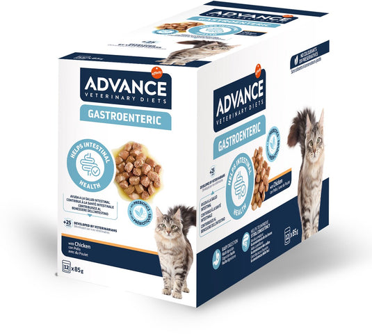 Advance veterinary diet cat - gastro enteric - kattenvoer - 12x85 gram