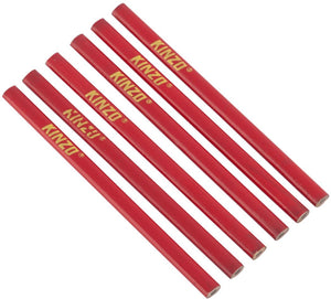 Kinzo timmermanspotloodset 6-delig 18cm