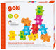 Goki houten kleuren beren stapelspel, 9dlg.