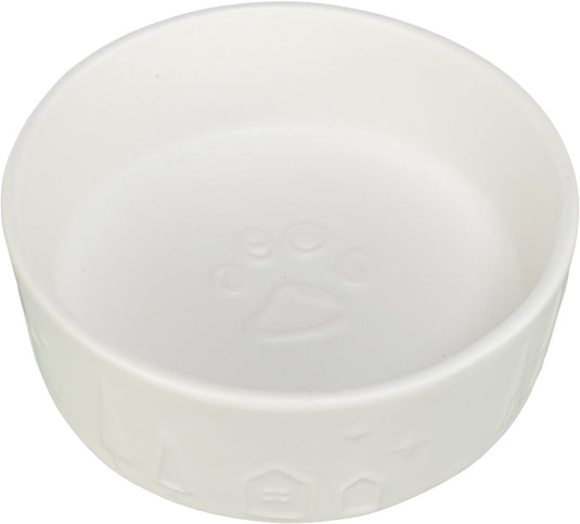Trixie - xmas voerbak hond - keramiek - wit - 1,4 l