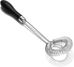 Oxo roergarde plat 6 zwart - good grips spiraalgarde 28 cm rvs