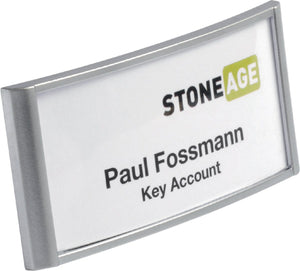 Durable naambadges 8540-23 prestige zilver