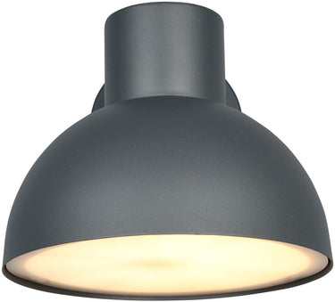 Trio elbe - wandlamp - antraciet - excl. 1x e27 4,9 w - wandmontage - buitenverlichting - ip44