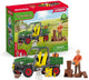 Schleich farm world houtzager met voertuig 42659