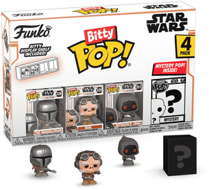 Funko pop! bitty - star wars 4-pack: mandalorian