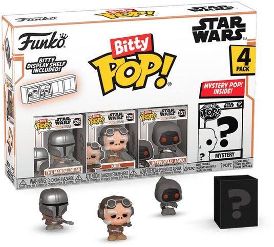 Funko pop! bitty - star wars 4-pack: mandalorian
