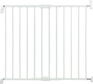Munchkin metalen schroefhekje - traphek met boren - veiligheidshek met muurbevestiging - 64.5 tot 102cm - verstelbaar aan de boven- en onderkant - wit