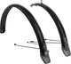 Xlc mg-f06 spatbord stadfiets set - 28 inch 58 mm - pvc - geschikt voor stad tour fiets