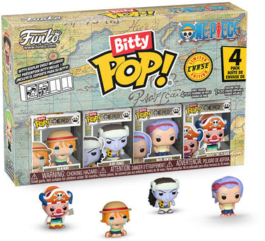 Funko one piece nami (bitty pop!) vinylfiguurtjes (set van 4) unisex pop! - neutraal - standard