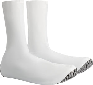 Bbb cycling raceflex zipperless overschoenen - aerodynamisch, winddicht en waterdicht - overschoenen wielrennen - wit - maat 47 48 - bws-29