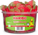 Haribo giant strawbs - snoep in aardbeiensmaak - 150 stuks silo