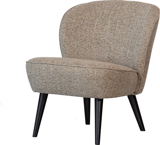Woood fauteuil sara - polyester - naturel - 71x59x70