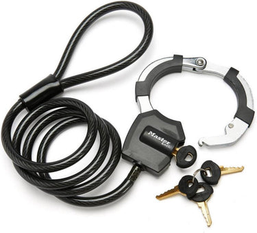 Masterlock street cuff®-kabelslot van 1 m lang met een diameter van 8 mm; met sleutels