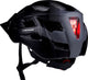 Dunlop fietshelm - mountainbike helm - maat l - verstelbaar 58-61cm - led verlichting - zwart
