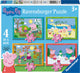 Ravensburger puzzel peppa pig: 4 seizoenen - 12+16+20+24 stukjes