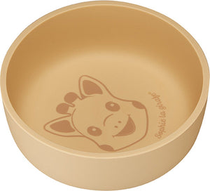 Sophie de giraf kom - kinder servies - bakje - vaatwasser- en magnetronbestendig - siliconen - in witte geschenkdoos - beige