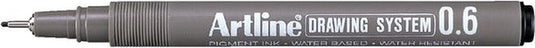 Artline tekenpen technische 0,6mm zwart - etui a