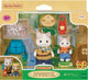 Sylvanian families 5763 duo avonturiers - latte kat broer en baby- fluweelzachte speelfiguren