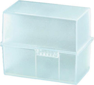 Han kaartenbak breed a6 kunststof translucent