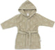 Jollein x nijntje - baby badjas badstof 1-2 jaar - badjas kinderen met capuchon - miffy jacquard - olive green