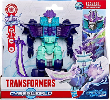 Hasbro transformers cyberworld ultimate cyber changers scourge
