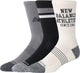 New balance active graphic crew socks 3 pack unisex sportsokken - assorted