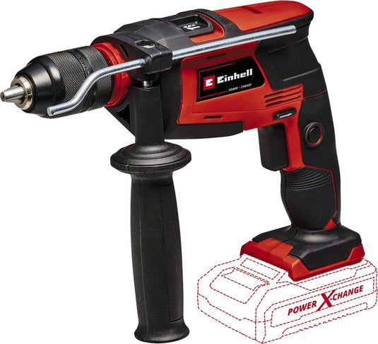 Einhell accu klopboormachine te-id 18 li solo - power x-change - 18 v li-ion - boren en klopboren - max. boorcapaciteit in beton: 13 mm - snelspanboorkop: 13 mm - excl. accu en lader