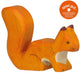 Holztiger bosdieren - eekhoorn staand - 8x2x6cm - houten figuur - handgemaakt