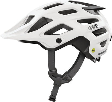 Abus fietshelm moventor 2.0 mips shiny white s - 51-55 cm - wit - geschikt voor gebruik op mountainbikes - 335 g