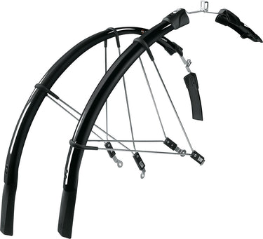 Sks spatbordset raceblade long 2 kunststof zwart 28inch 25mm