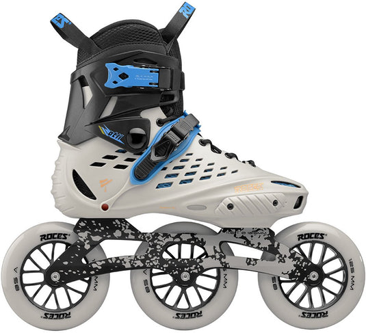 Roces otli 125 skeelers volwassenen – 3x125mm wielen – speed inline skates – grijs zwart – maat 44