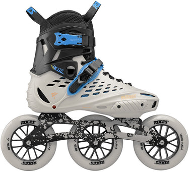 Roces otli 125 skeelers volwassenen – 3x125mm wielen – speed inline skates – grijs zwart – maat 41