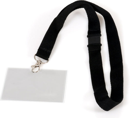 Europel badge- pashouder met koord 90 x 60 mm 5 stuks