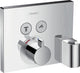 Hansgrohe showerselect afbouwdeel - inbouw douchekraan - thermostatisch - 2 douchefuncties - inclusief wandhouder