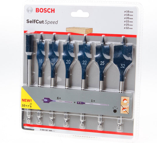 Bosch profesional - expert self cut speed speedboorset 16 18 20 22 25 32 mm 7-delig