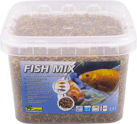 Ubbink - fish mix - visvoer - universal 3,5l - 3mm - compleet voer - drijvend