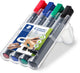 Staedtler lumocolor permanent marker beitelpunt - box 4 st