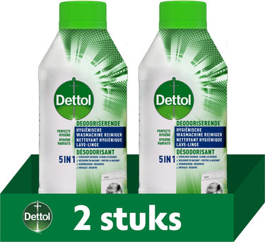 Dettol hygiënische wasmachine reiniger - 2x250ml