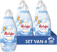 Robijn - vloeibaar wasmiddel - klein krachtig - stralend wit -4 flessen -88 wasbeurten - vooordeelverpakking